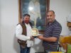 समाजसेवी  उपेंद्र सिंह सम्मानीत किए गये 