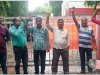 डाक कर्मचारियों का विरोध प्रदर्शन 