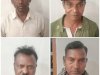 चार जुआरी को चेतावनी देकर छोडा़ पुलिस ने