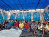 बकाया भाड़े के भुगतान के लिए वाहन स्वामीयों ने दिया धरना
