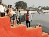 महापर्व छठ को लेकर विभिन्न छठ घाटों की सफाई कार्य जोरों पर