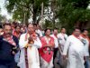 भाजपा उम्मीदवार दुर्गा तांति का जनसंपर्क पदयात्रा 