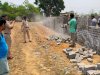 रेलवे प्रशासन द्वारा अवैद्य अतिक्रमण पर कार्यवाही 