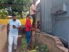 सुरक्षा मानको को ताक पर रखकर कार्य कर रहें है बिजली विभाग के कर्मचारी 