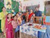 दुर्गा अष्टमी को विद्यालय में हुआ कन्या पूजन 