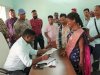 आनंदपुर में मासिक समीक्षा बैठक व जनता दरबार का आयोजन
