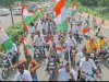 पत्रकारो ने निकाली 14 किलोमीटर लंबी तिरंगा शोभायात्रा 