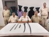 डकैती की साजिश नाकाम हथियारों के साथ पांच आरोपी गिरफ्तार