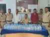 100 पाव देशी शराब के साथ दो गिरफ्तार मोटरसाइकिल जप्त