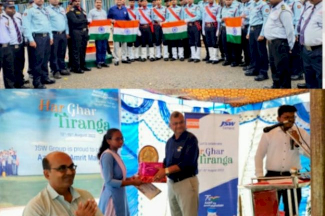 जीएसडब्ल्यू के तत्वधान में आजादी का अमृत महोत्सव  धूम धाम से मनाया गया 