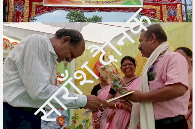 शिक्षक दिवस में सम्मानित हुए अवकाश प्राप्त शिक्षक 