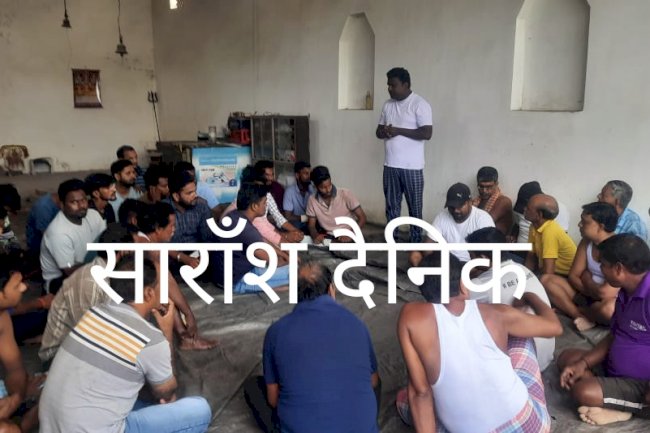 तिलका नगर में दुर्गा पूजा की तैयारी शुरू 