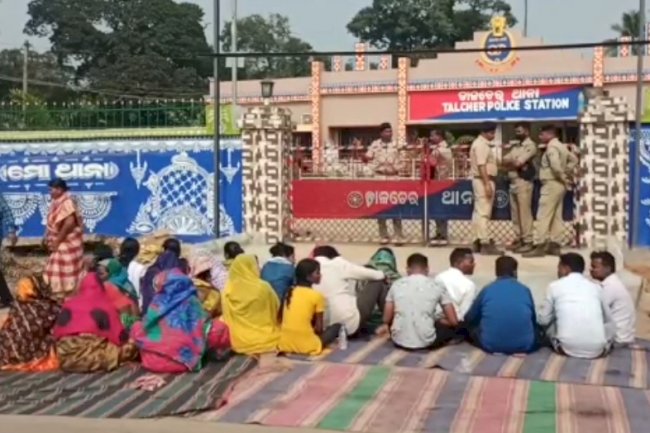 डॉक्टर की मृत्यु को लेकर थाने का घेराव