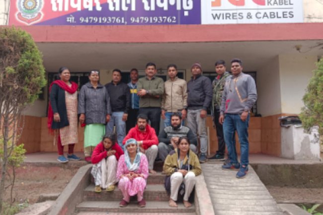 आंनलाइन ठगी करने वाला गिरोह पुलिस गिरफ्त में 