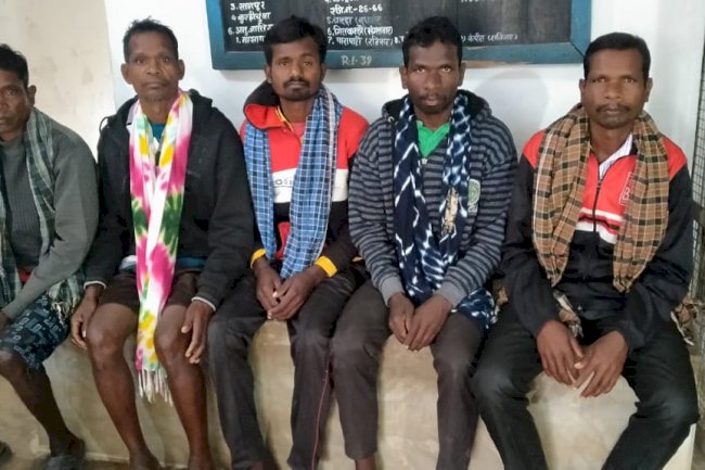 गैर इरादतन हत्या के मामले में पाँच गिरफ्तार 