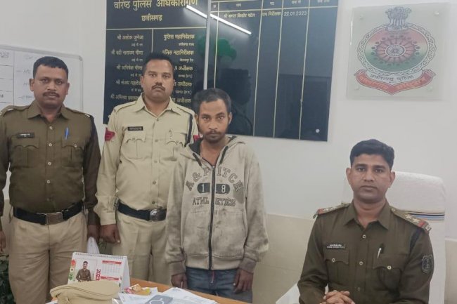 भाई की हत्या कर साक्ष्य छिपाने के जुर्म में आरोपी गिरफ्तार 