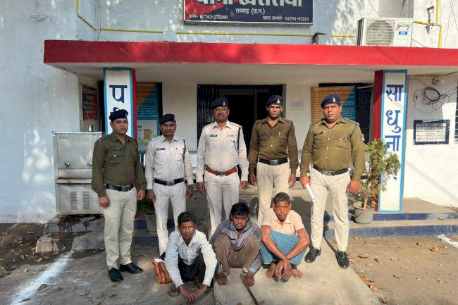 गैर इरादतन हत्या के मामले में तीन गिरफ्तार 