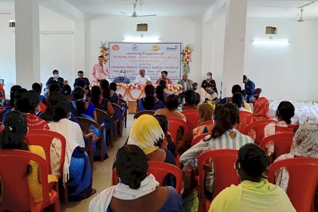 डालमिया भारत फाउंडेशन सुंदरगढ़ जिले का नी क्षय मित्र बना