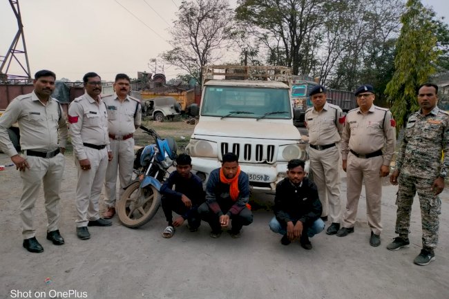 चोर गैग के तीन सदस्य पुलिस की गिरफ्त में 