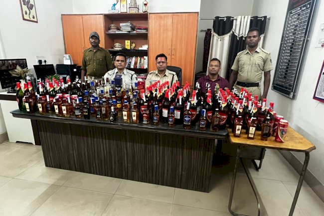 जमाखोरी के लिए रखी गई शराब की बड़ी खेप पुलिस के कब्जे में 