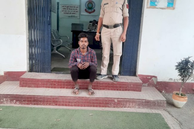घर में घुसकर महिला से छेड़खानी करने के आरोप में एक गिरफ्तार 