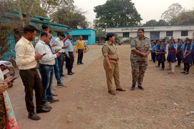 विद्यार्थीयो को दी गई गुड़टच बैड़ टच की जानकारी 