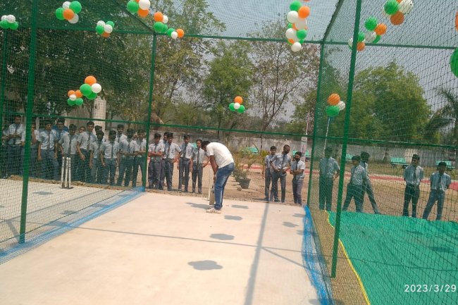 प्रसिद्ध क्रिकेट खिलाड़ी रोहित शर्मा के क्रिकेट आकादमी का रायगढ़ में शुभारंभ 