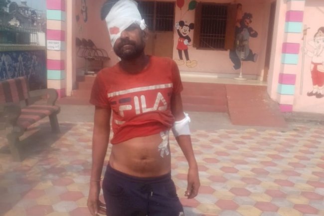 ट्रक चालक पर जानलेवा हमला 