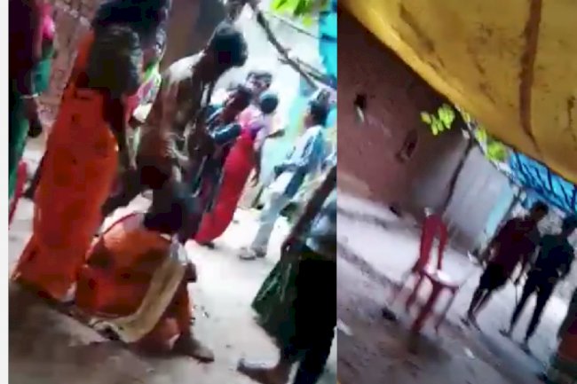 महिला के ऊपर जानलेवा हमला शरीर के टुकड़े टुकड़े करने की धमकी 