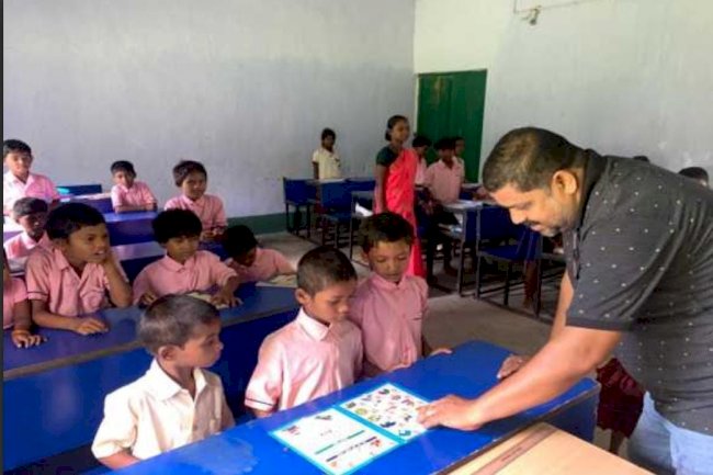  ओसारा और पेयजल की समस्या से जूझता विद्यालय 