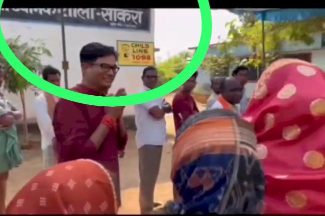पोलिंग बूथ में वोट मांगने का सच सामने लेकर आए विधायक प्रतिनिधी कमल प्रधान 