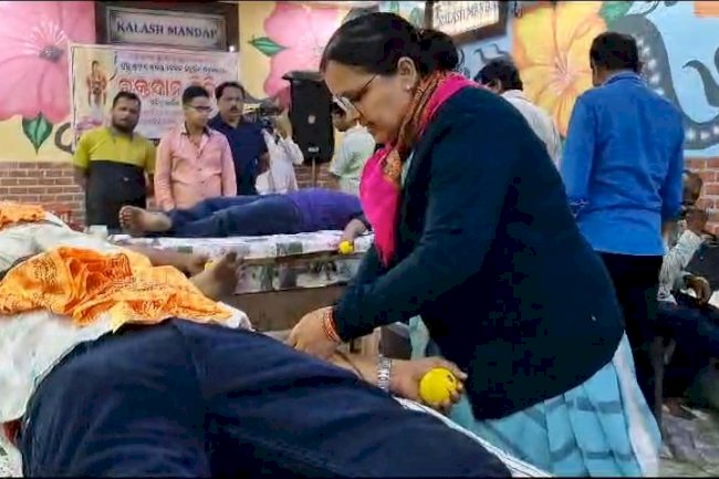 श्रीमद सारथी परिवार का बृक्षारोपण एवं रक्तदान शिविर आयोजित 