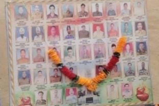 पुलवामा के वीर शहीदों की पाँचवीं बरसी पर श्रध्दांजलि सभा का आयोजन
