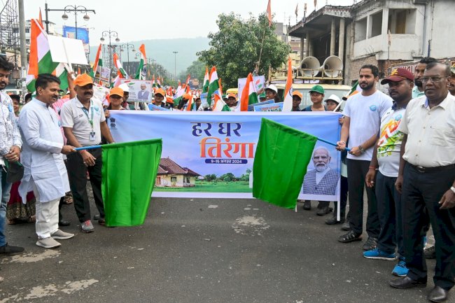 राउरकेला में निकली भव्य तिरंगा रैली 