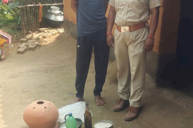 अवैध शराब पर आबकारी विभाग की कडी़ कार्यवाही 