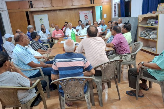 गोपबंधु पुस्तकालय में शोक सभा