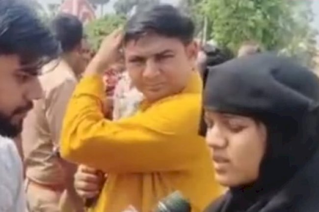 राम लला का दर्शन करने पहुंची मुस्लिम महिला