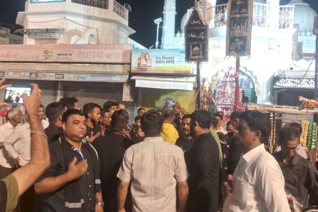 सैयद काज़िम के नाम से निकला ऐतिहासिक ताज़िए का जुलूस