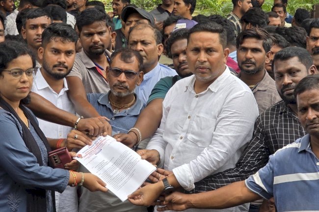 ठेका श्रमिकों ने एमसीएल महाप्रबंधक के समक्ष रखी मांगे
