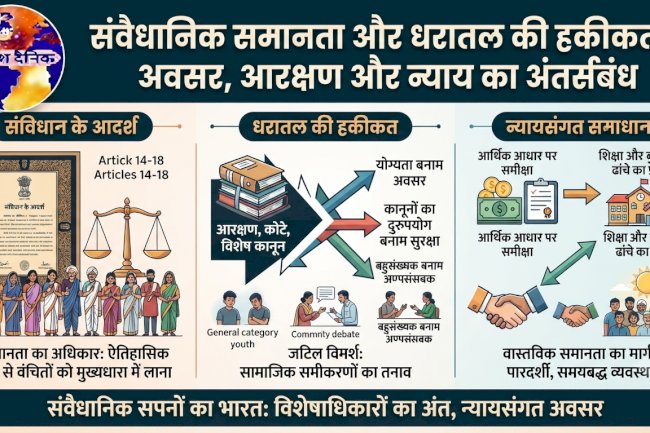 संवैधानिक समानता और धरातल की हकीकत
