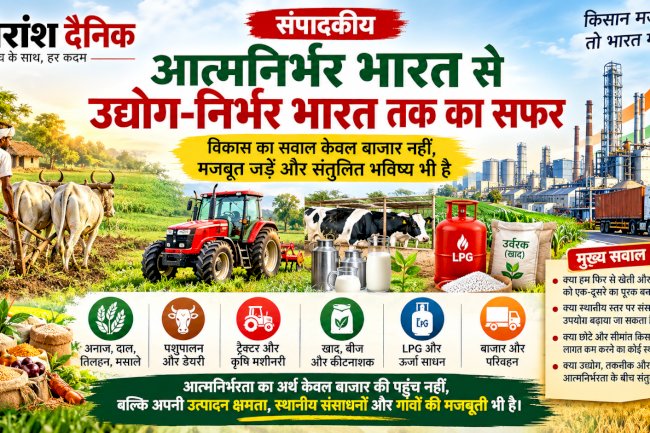 आत्मनिर्भर भारत से उद्योग निर्भर भारत तक का सफर