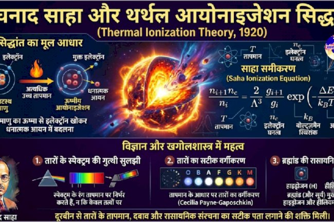 आज है थर्मल आयोनाइजेशन सिद्धांत के दाता खगोलशास्त्री मेघनाद साहा का जन्म दिन