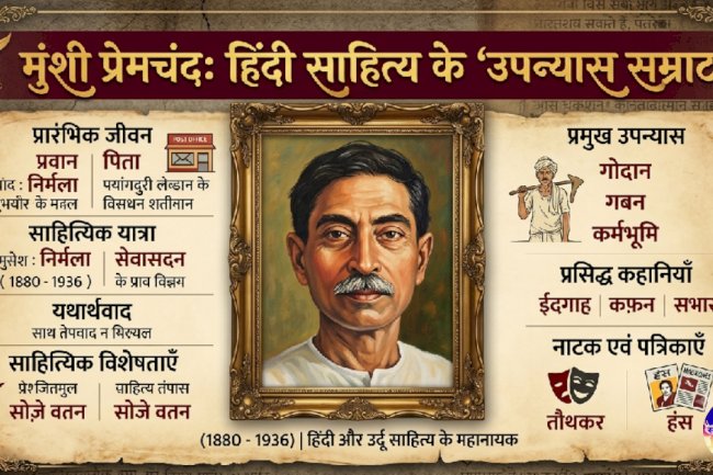 उपन्यास सम्राट मुंशी प्रेमचंद की पुण्यतिथि आज