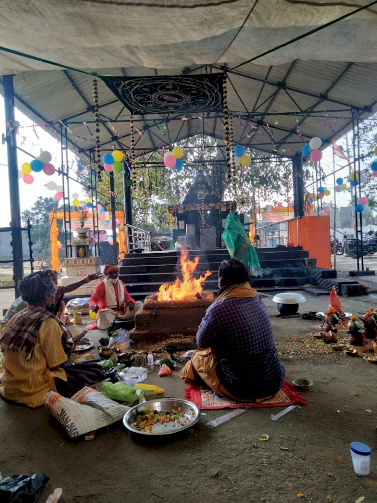 शनी मंदिर का वार्षिकोत्सव संपन्न 