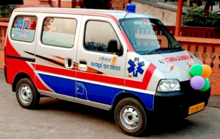नवनिर्वाचित सरपंच ने शुरू की एंबुलेंस सेवा