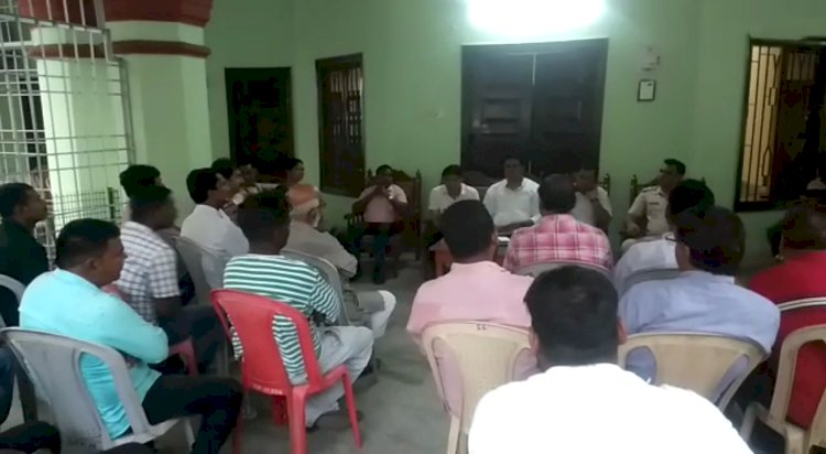 रामनवमी जुलूस को शांति पूर्वक धूमधाम से मनाने के लिए बैठक 