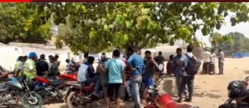 मजदूर की मौत से जेएसडब्लू  में तनाव 