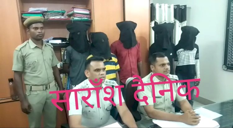 चोरी के समानो के साथ अभियुक्त गिरफ्तार 
