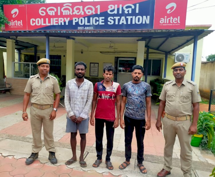 नकली कागज़ात दिखाकर कोयला लेने गए ट्रक के साथ तीन गिरफ्तार 