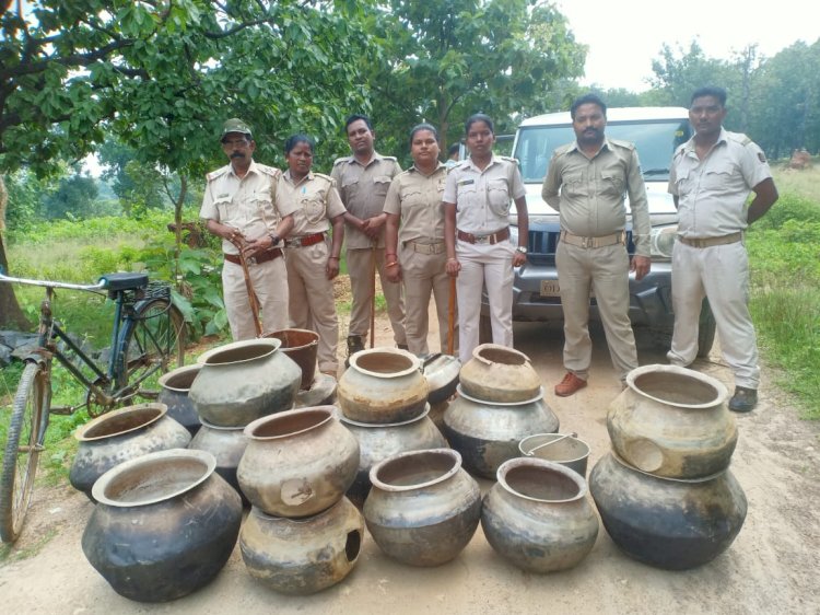120 लीटर देशी शराब के साथ एक गिरफ्तार 